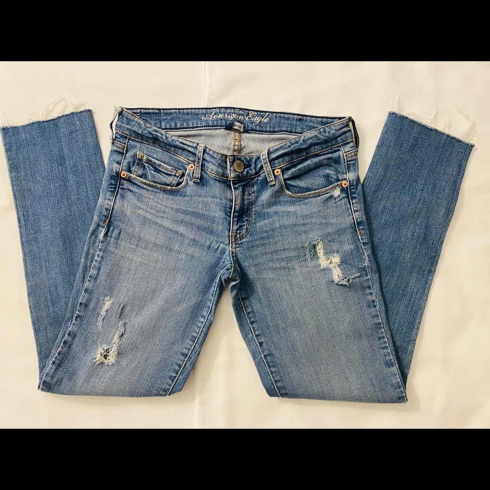 American Eagle Low Rise Skinny Jeans